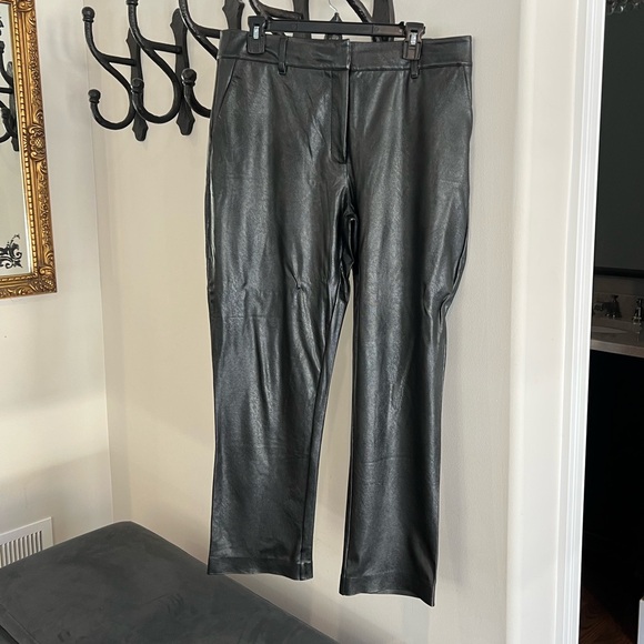 Commando Faux Leather Trousers in Black Large - Picture 4 of 5